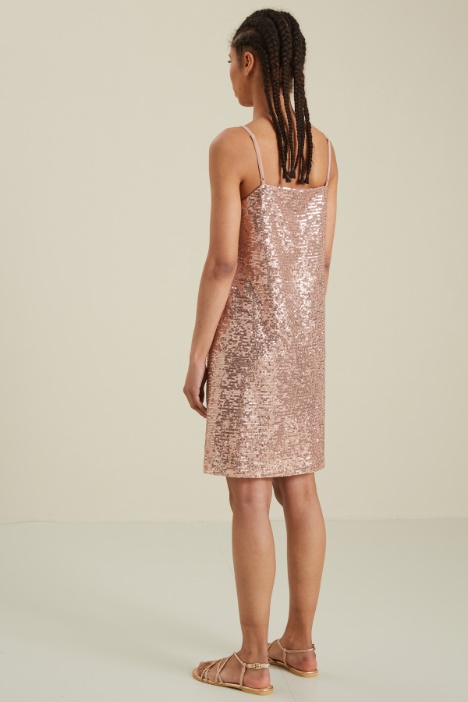 Abito corto con paillettes Intrend - 2