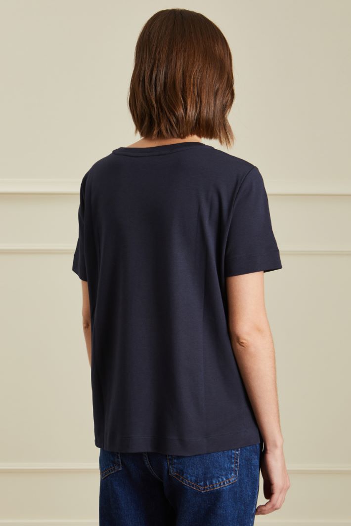 T-shirt in jersey di cotone Intrend - 2