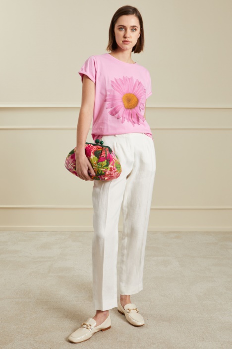 T-shirt in cotone stampato Intrend