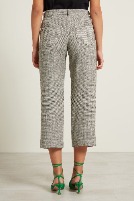 PantalonI in stuoia di cotone Intrend - 3