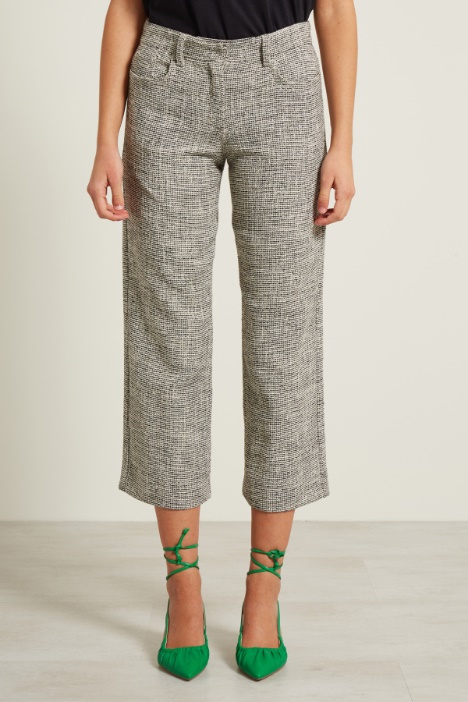 PantalonI in stuoia di cotone Intrend - 2
