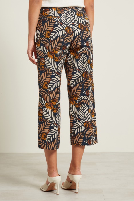 Pantaloni in tela stampata Intrend - 2