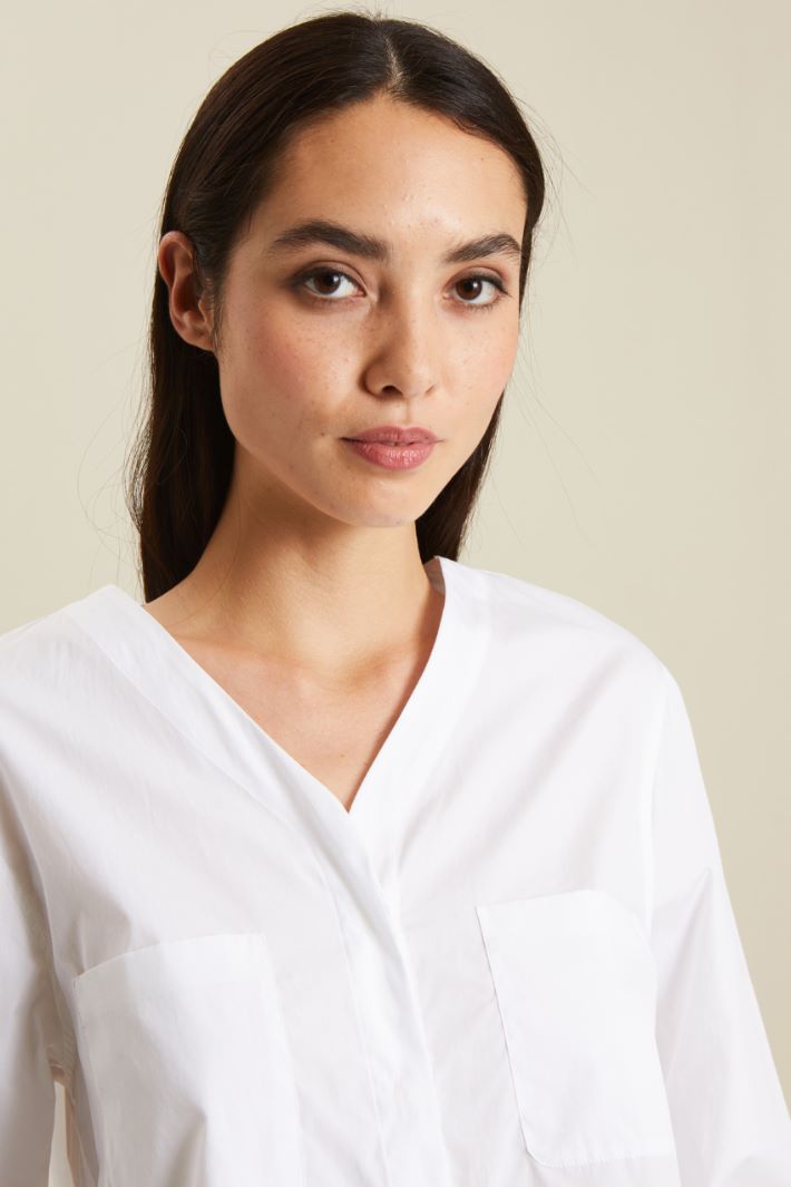 Cotton poplin shirt Intrend