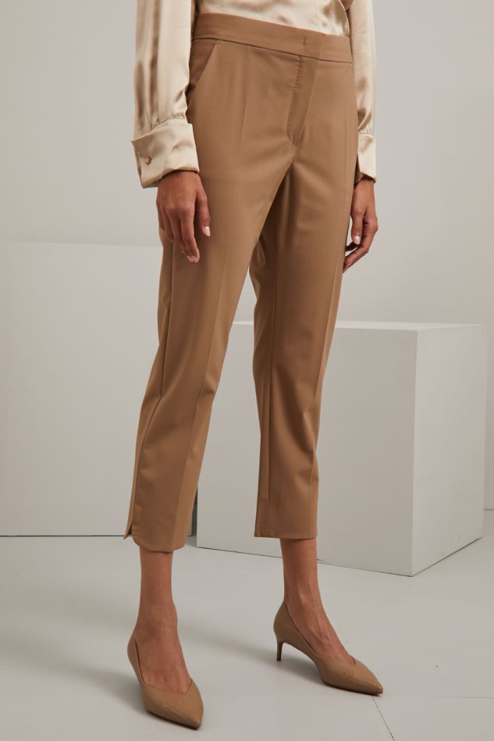 Pantalone a sigaretta in lana Intrend - 3