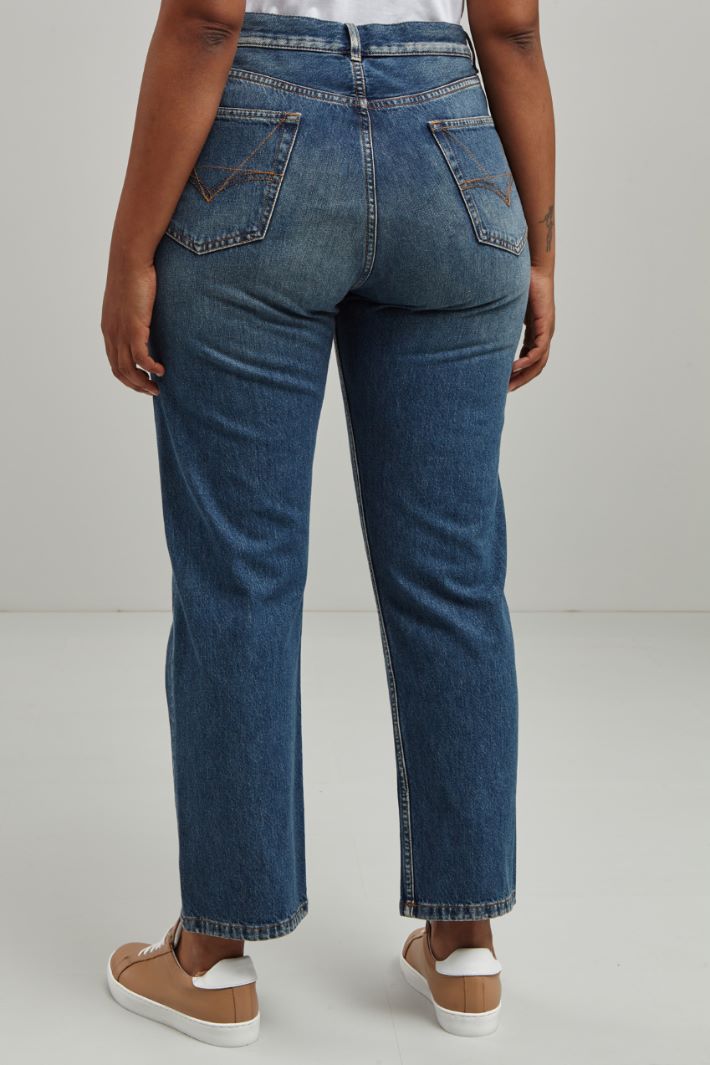 Jeans dritti in denim  Intrend - 2