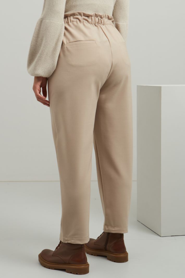 Pantaloni in tela di lana Intrend - 3