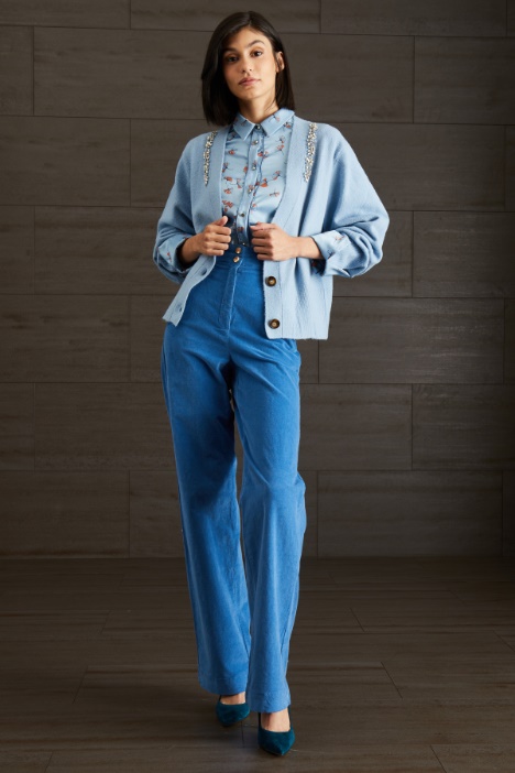 Velvet trousers Intrend