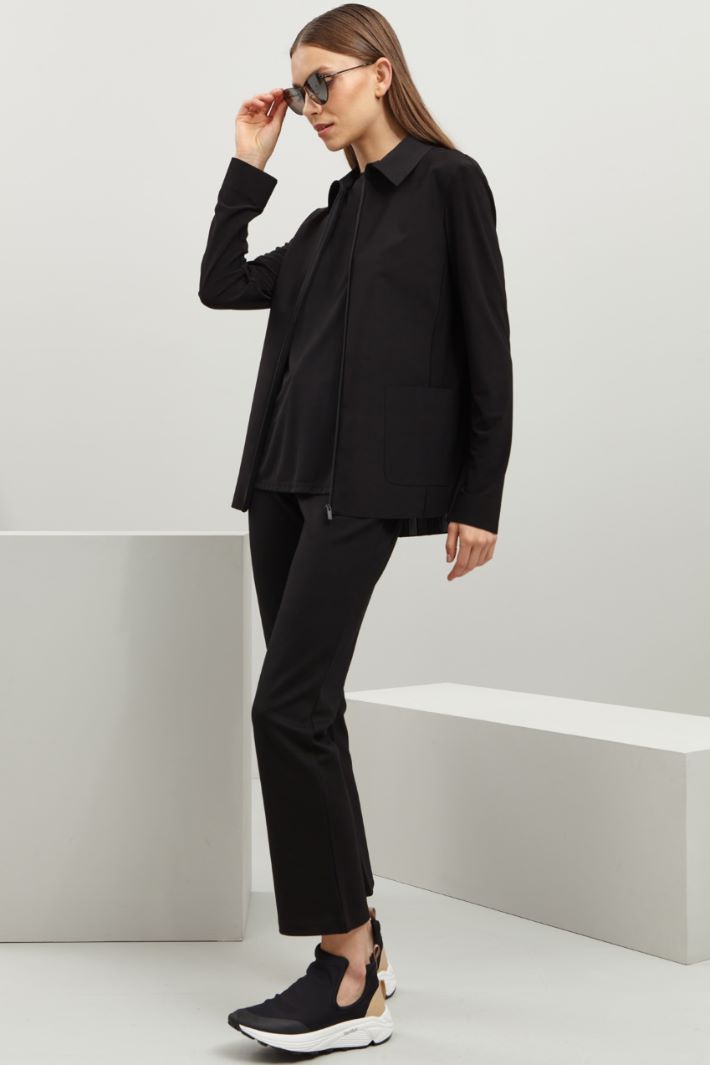 Stretch jersey jacket, black Intrend