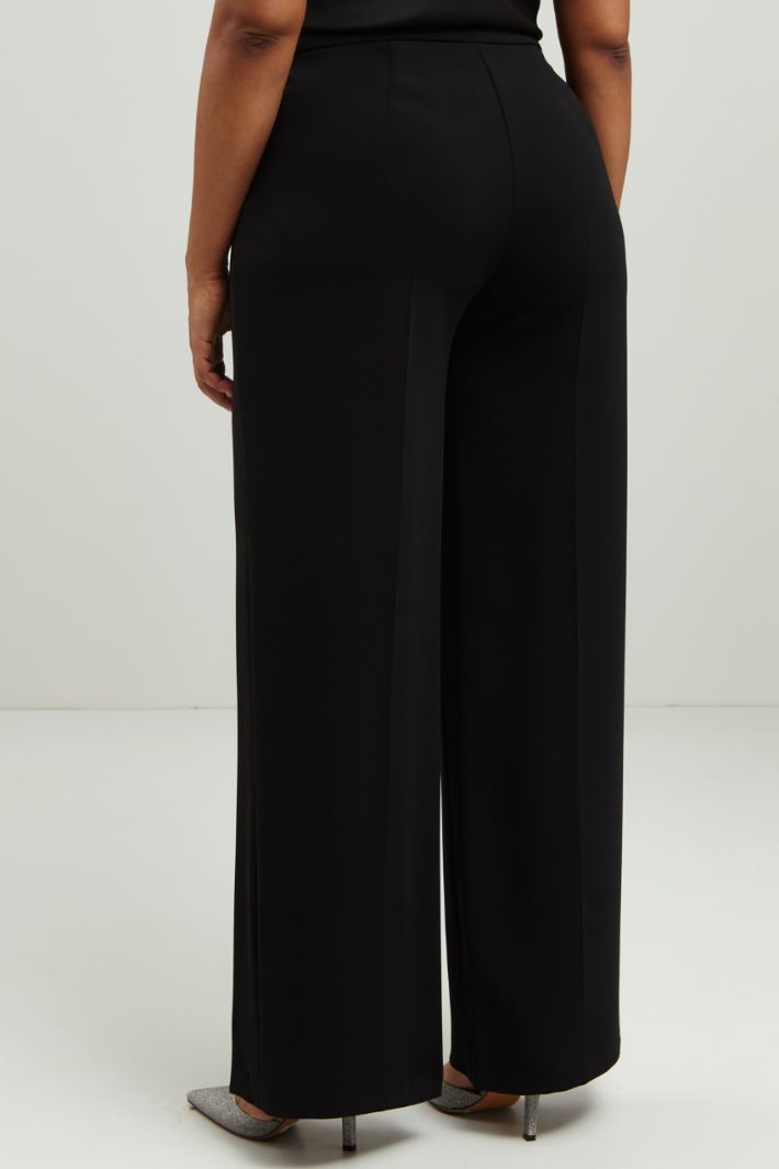 Cady palazzo trousers, black Intrend