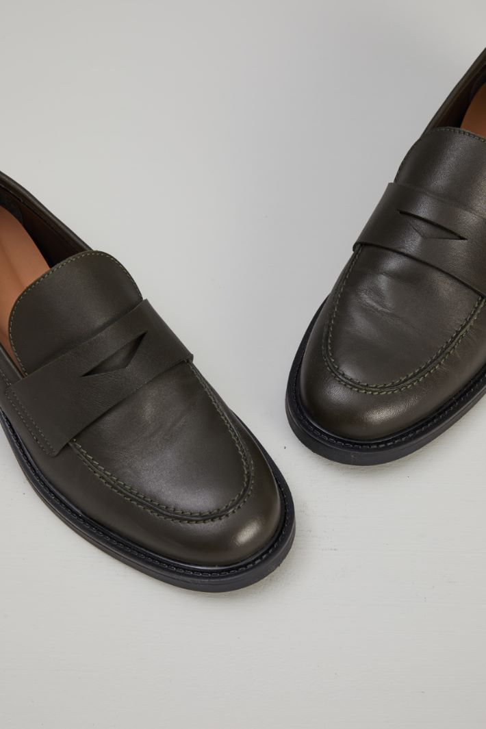 Leather loafers Intrend - 4