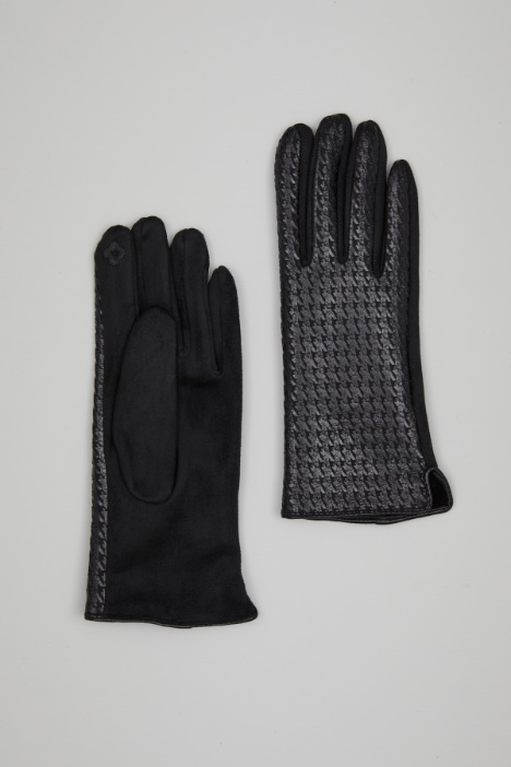 Faux leather gloves Intrend