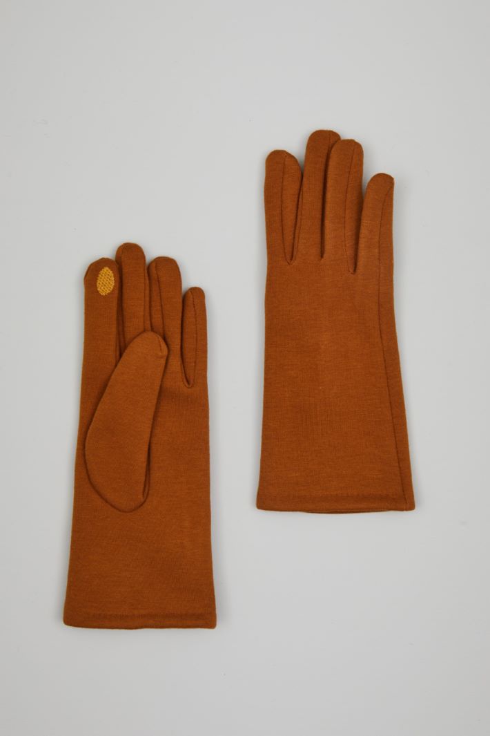 Cotton jersey gloves Intrend