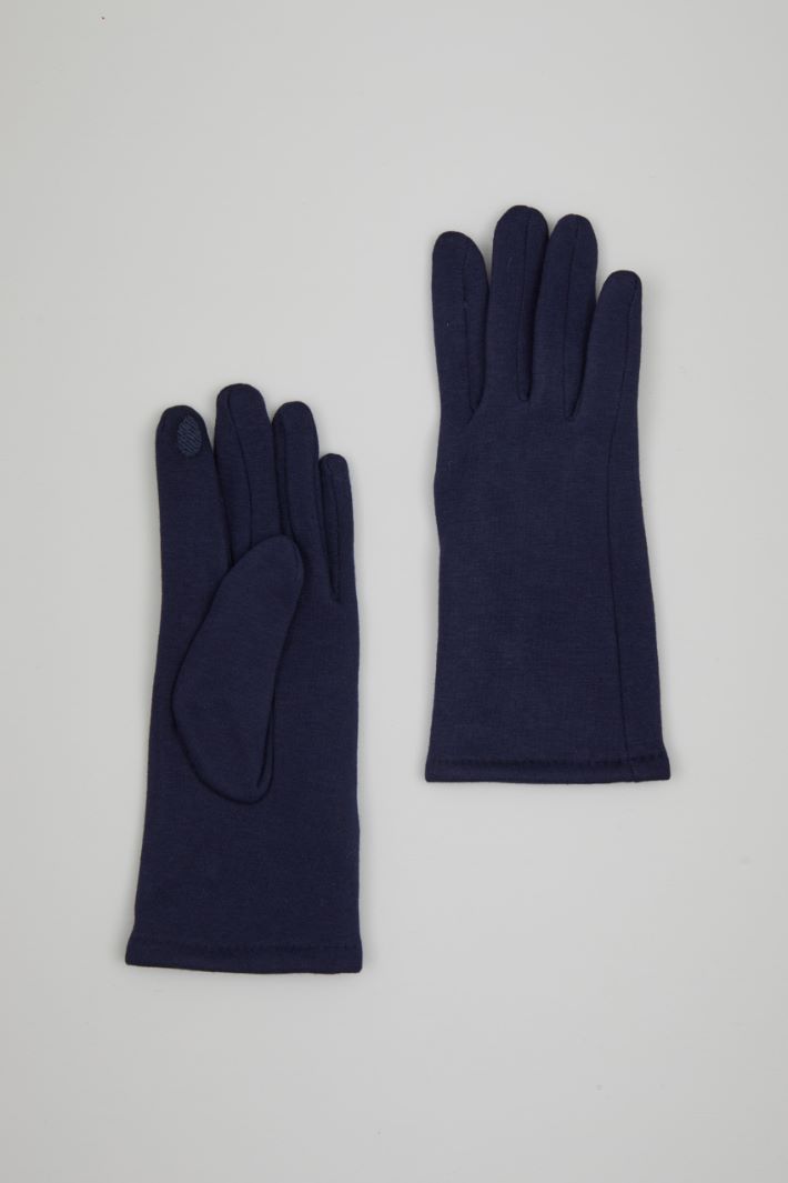 Cotton jersey gloves Intrend