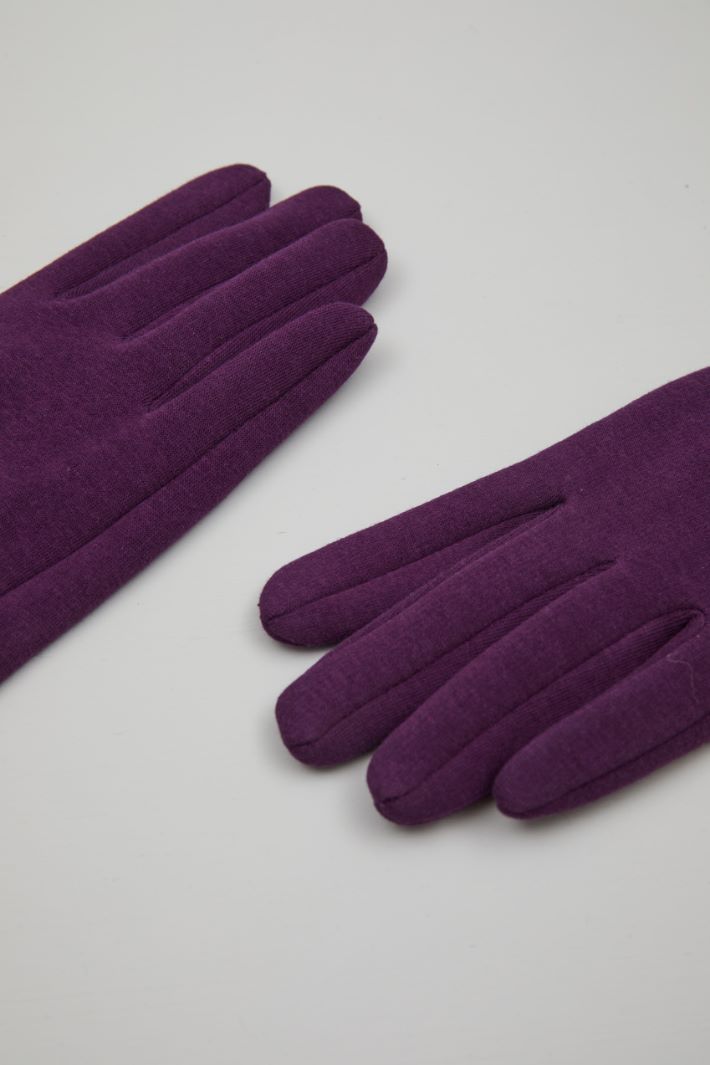 Cotton jersey gloves Intrend - 2