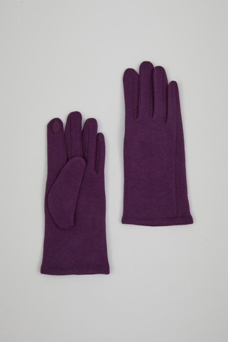 Cotton jersey gloves Intrend