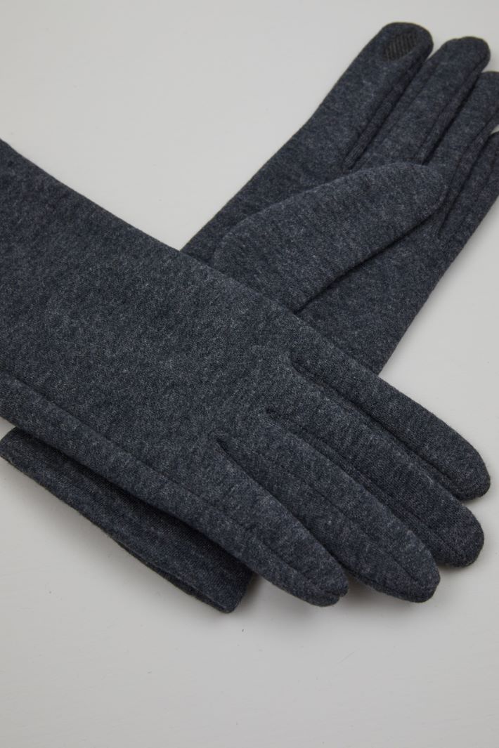 Cotton jersey gloves Intrend - 2