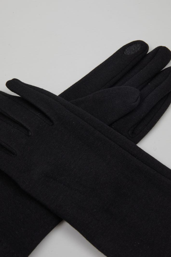 Cotton jersey gloves Intrend - 2