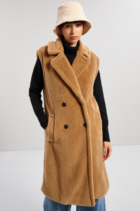 Sombrero efecto peluche