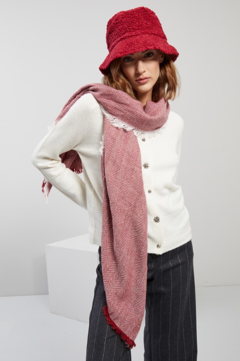 Sombrero efecto peluche