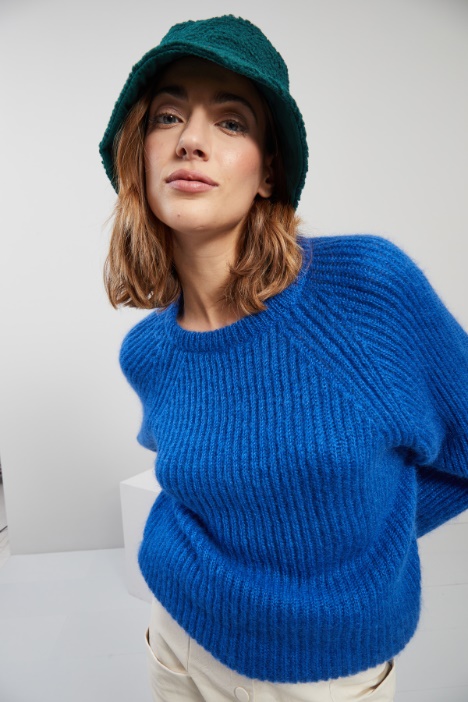 Sombrero efecto peluche