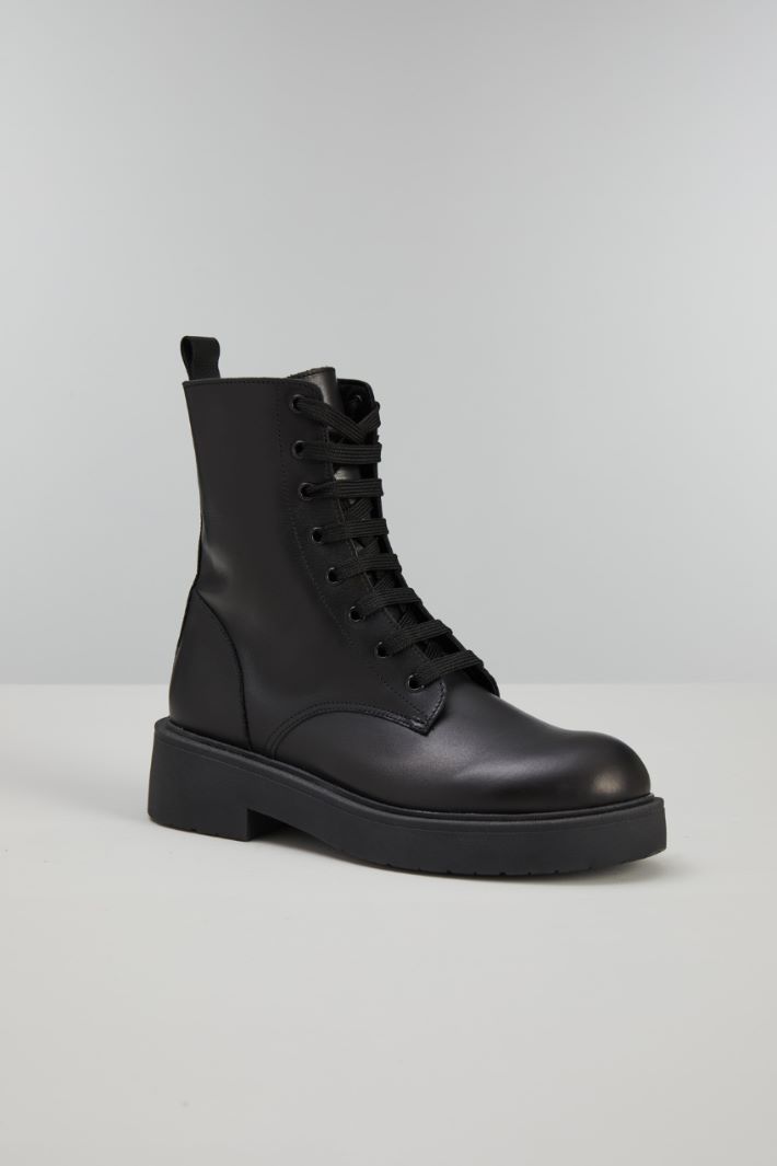 Leather combat boots Intrend - 2