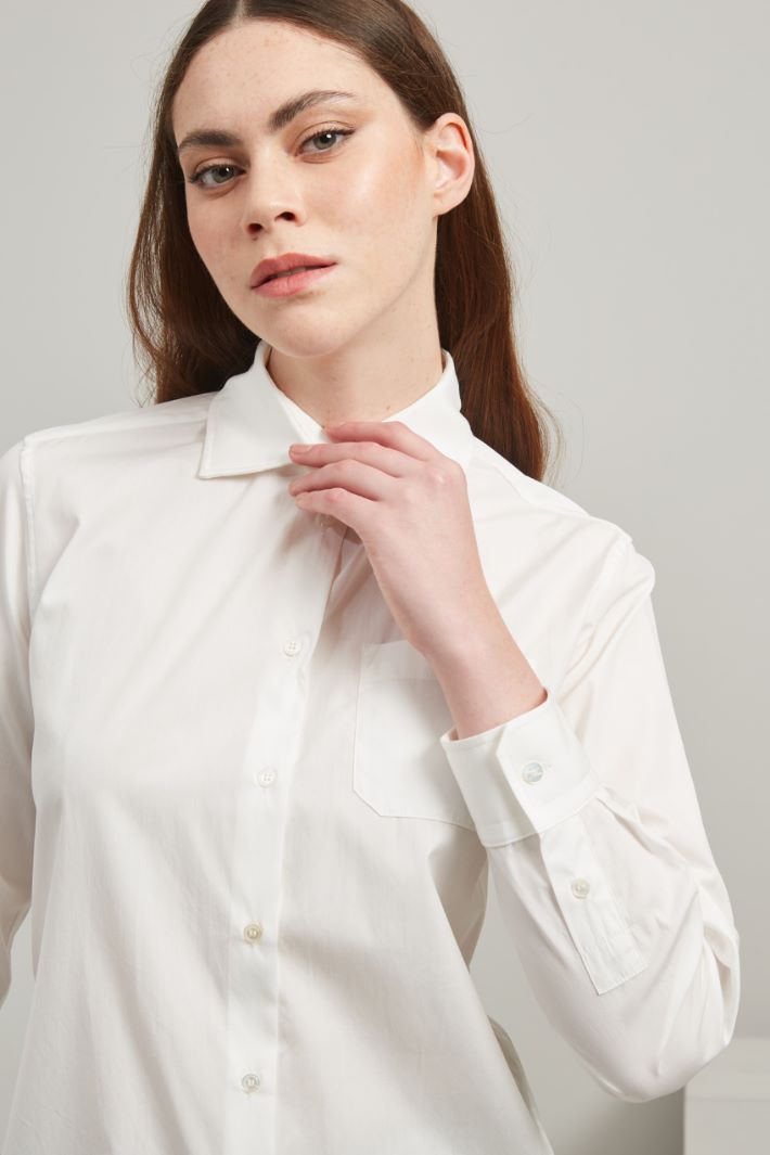 Cotton poplin shirt Intrend - 4