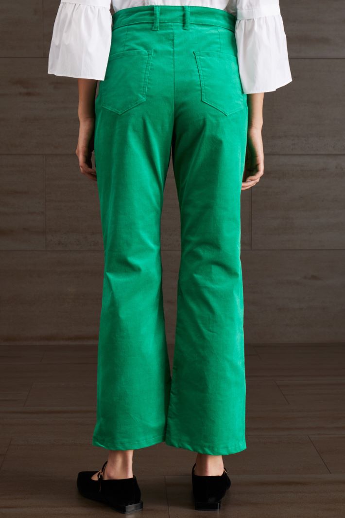 Pantaloni flare in velluto Intrend - 2