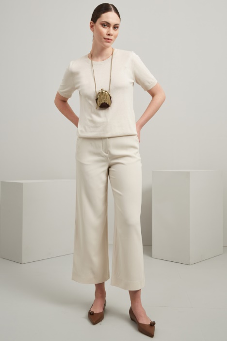 Crepe trousers Intrend
