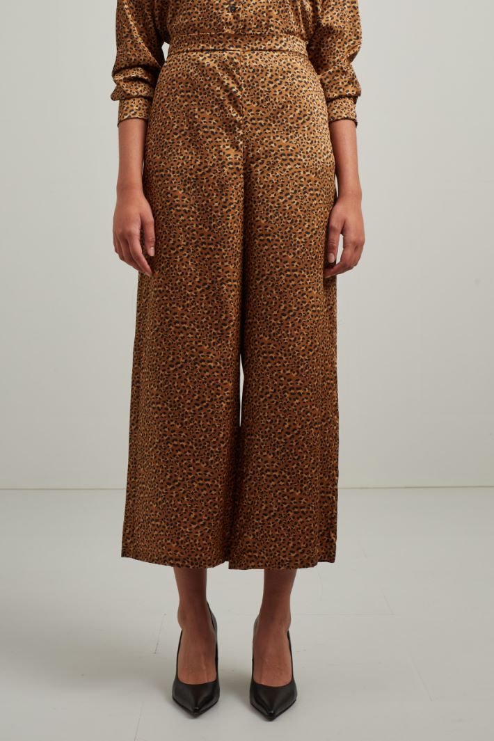 Patterned trousers Intrend - 3