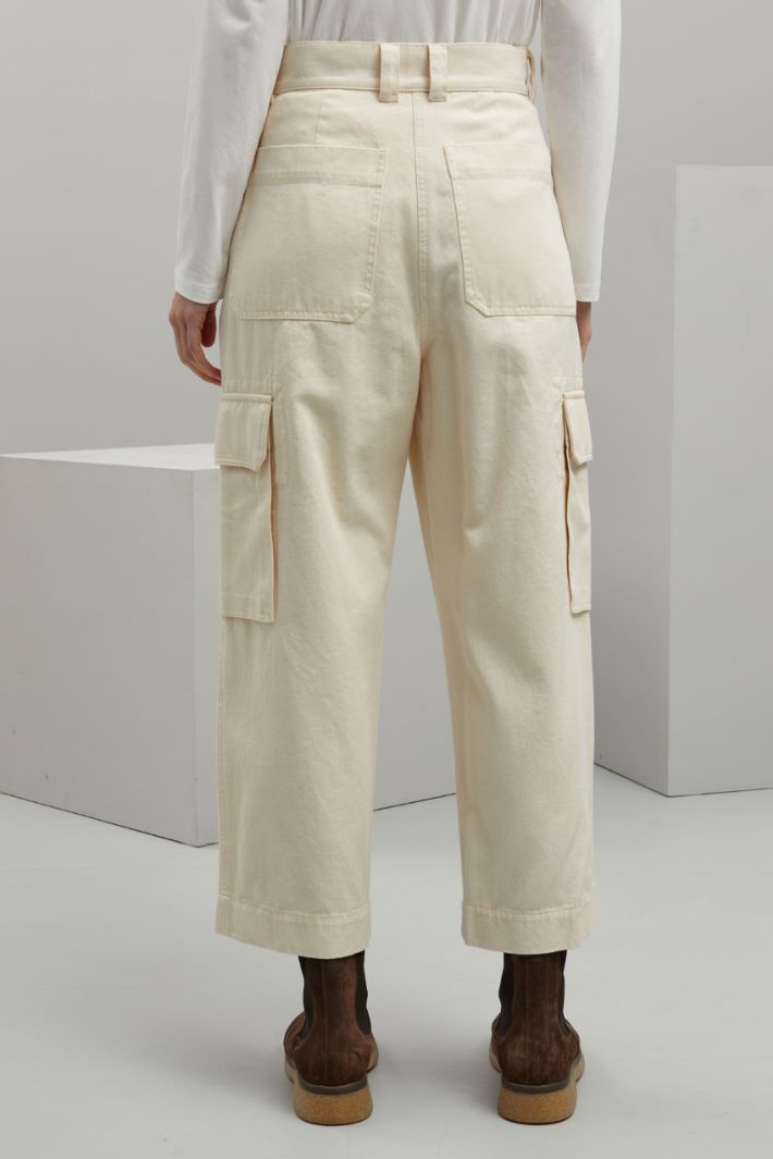 Pantaloni in puro cotone Intrend - 2