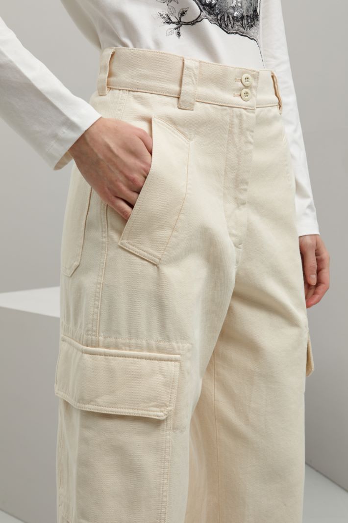 Pantaloni in puro cotone Intrend - 4