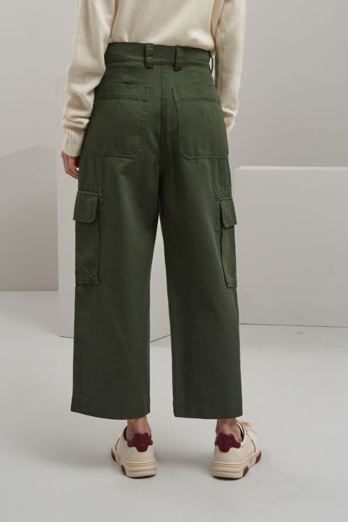 Pantaloni in puro cotone Intrend - 2