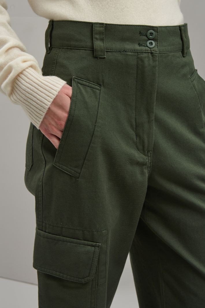 Pantaloni in puro cotone Intrend - 4