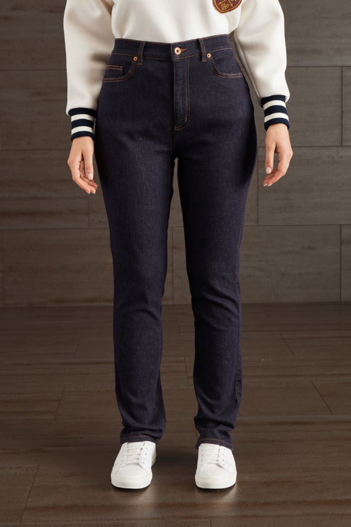 Jeans slim in cotone Intrend - 3