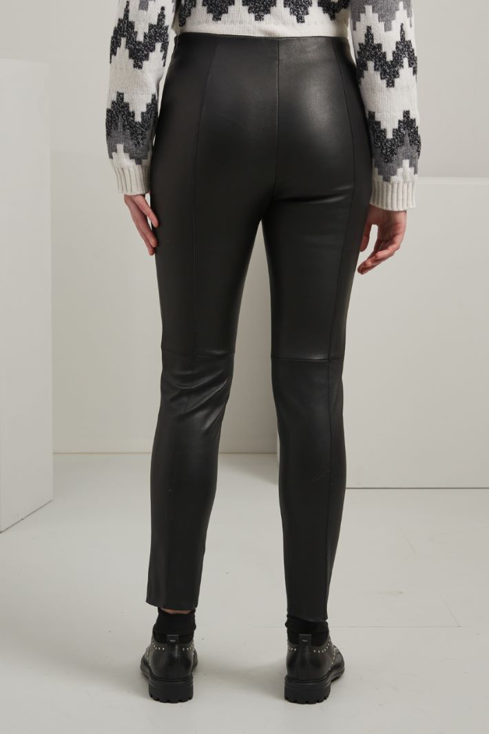 Pantaloni skinny in pelle Intrend - 2