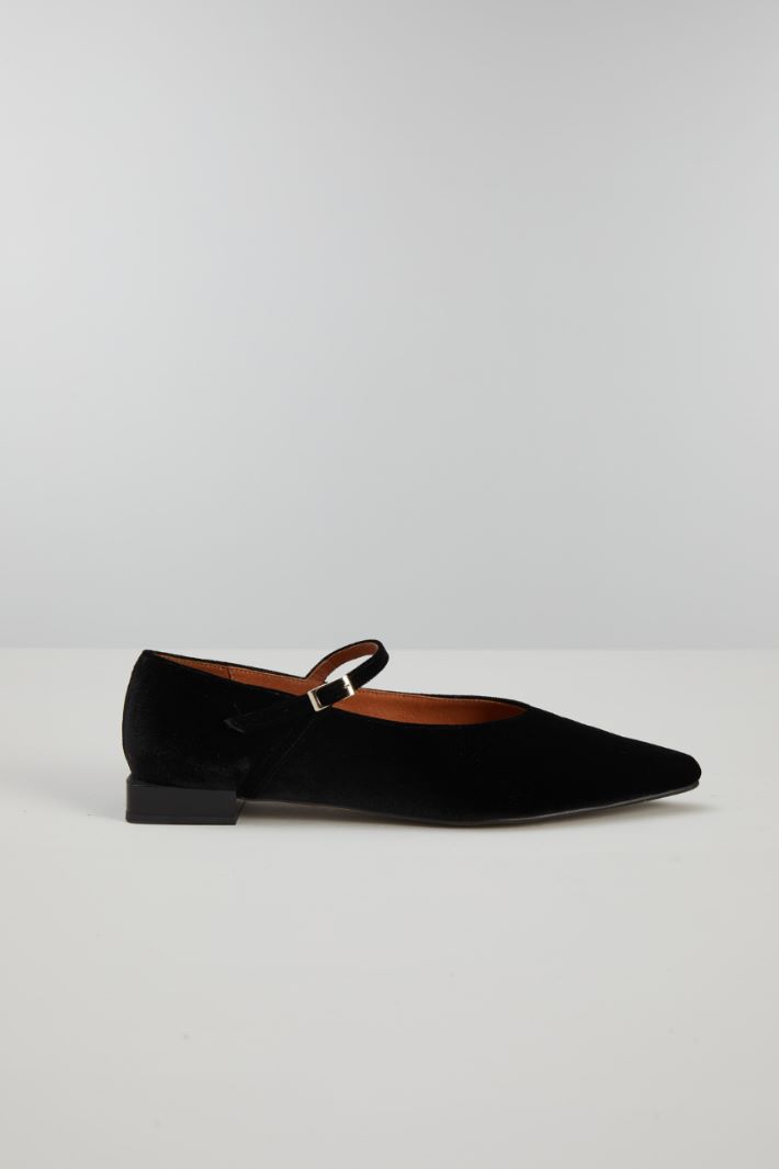 Velvet ballerinas Intrend