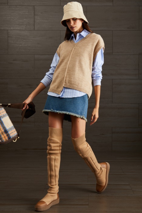 Cappello da pescatore in velluto