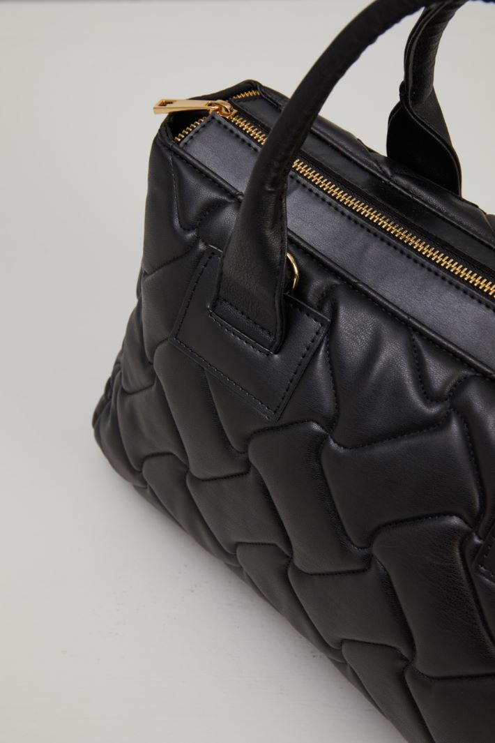 Quilted faux leather bag Intrend - 4