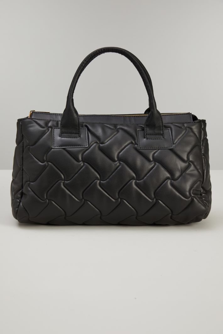 Quilted faux leather bag Intrend