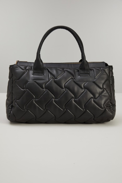 Quilted faux leather bag Intrend