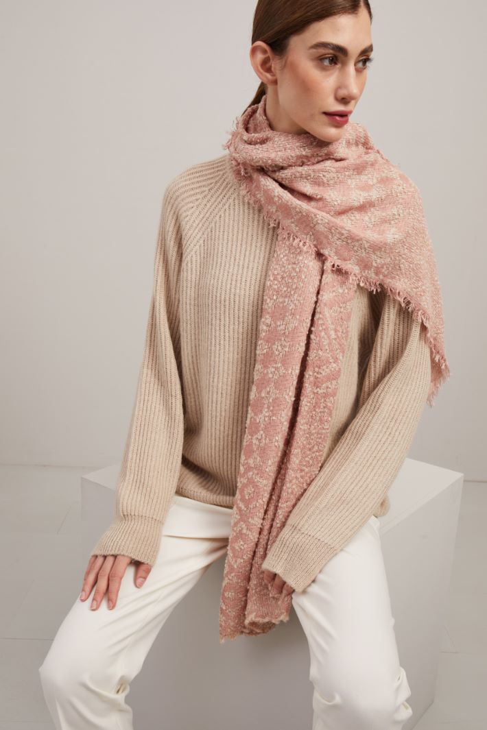 Bouclè gauze scarf Intrend