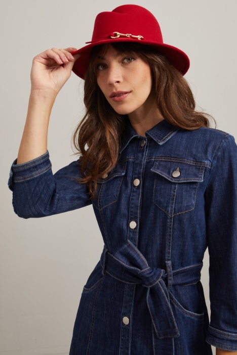 Cappello con morsetto