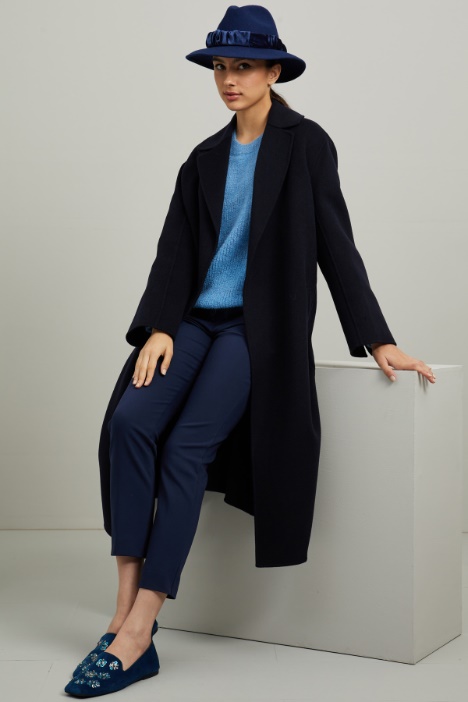 Fedora con nastro in velluto