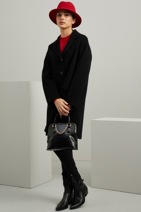 Fedora con nastro in velluto