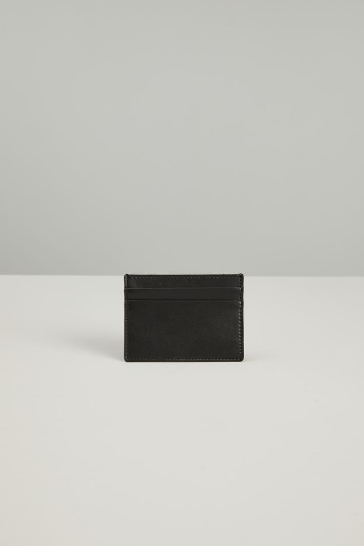 Saffiano effect card holder Intrend