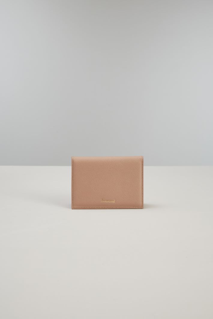 Saffiano effect card holder Intrend