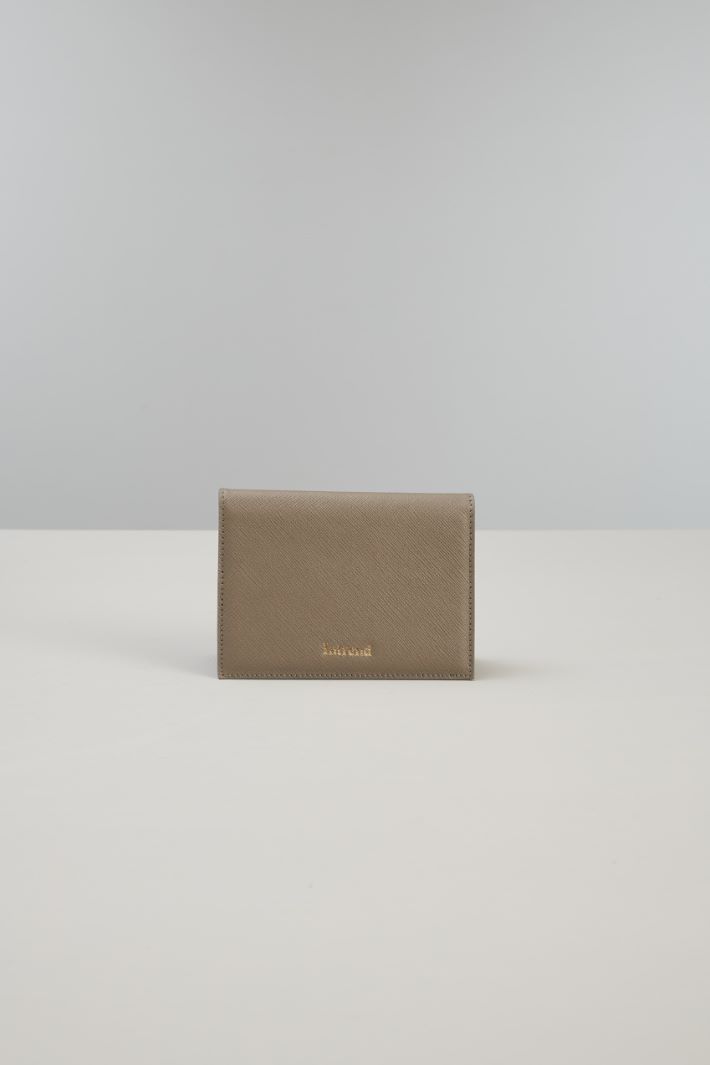 Saffiano effect card holder Intrend