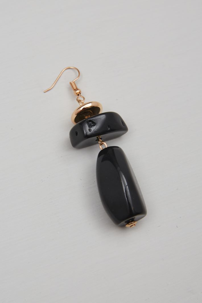 Asymmetrical glass earrings Intrend - 2