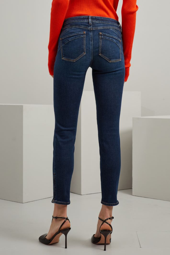 Jeans con zip al fondo Intrend - 2