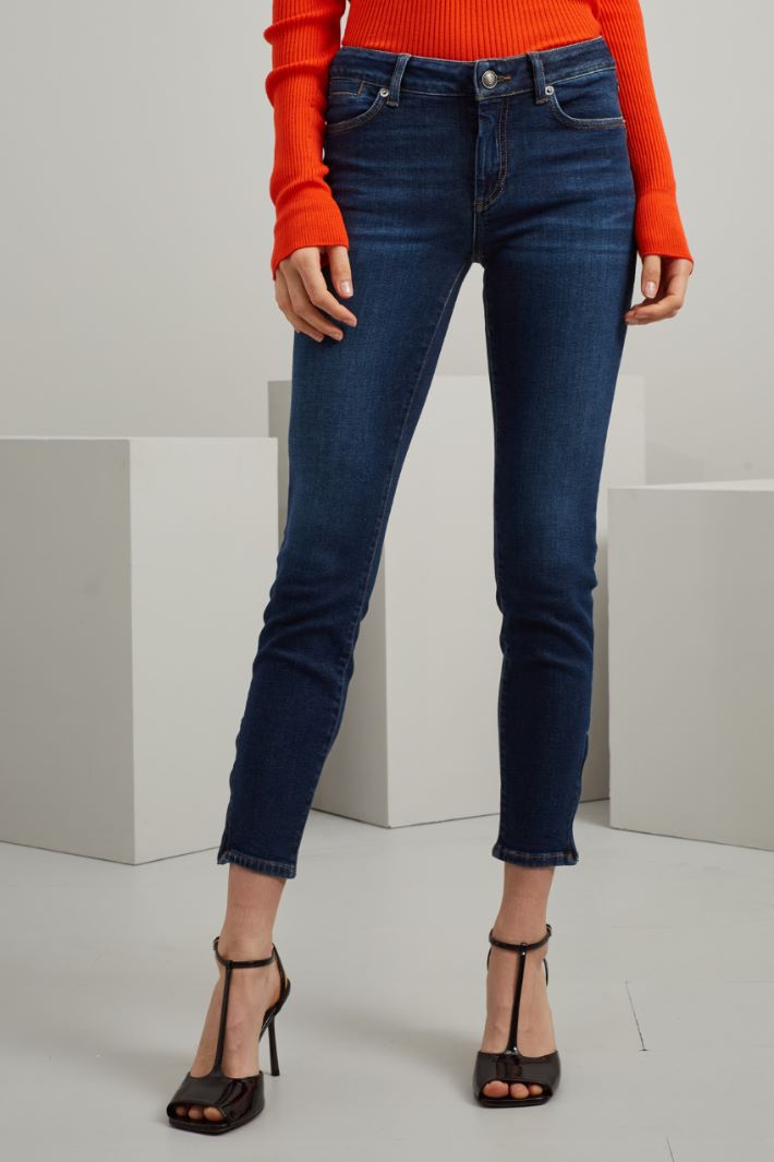 Jeans con zip al fondo Intrend - 3